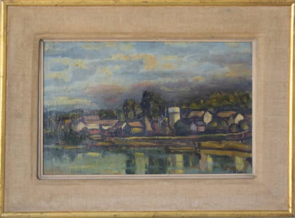 Michel Adlen – Landscape of Chaufour, France abstract art Antique Art 5