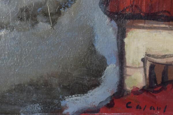 Jesús Casaus - Post-Impressionist Painting of Red Roofs in Cudillero, Spain - Image 10