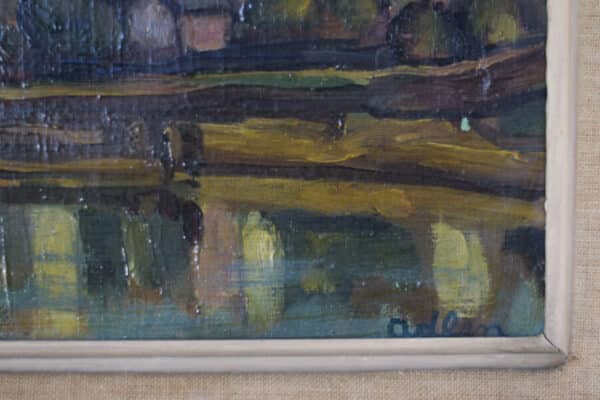 Michel Adlen – Landscape of Chaufour, France abstract art Antique Art 7