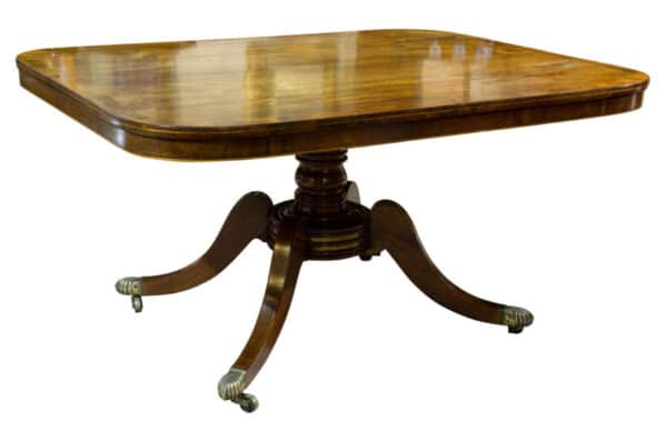A cross banded rosewood breakfast table circa 1810 Antique Furniture 3