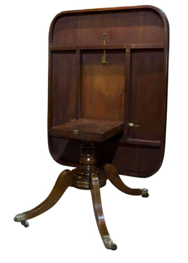 A cross banded rosewood breakfast table circa 1810 - Image 4