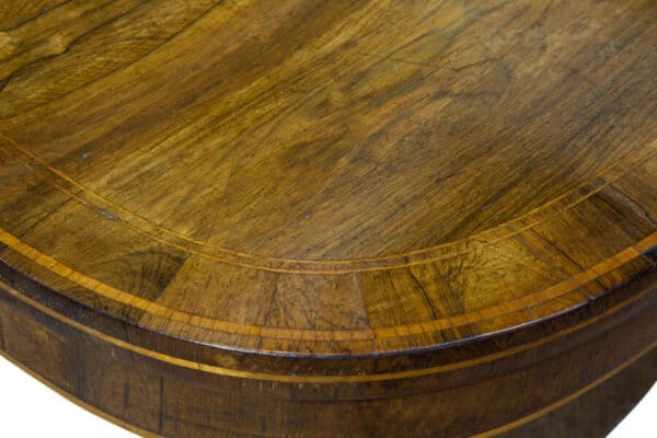 A cross banded rosewood breakfast table circa 1810 - Image 2