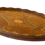 A highly decorative Edwardian Oval Tray Antique Trays