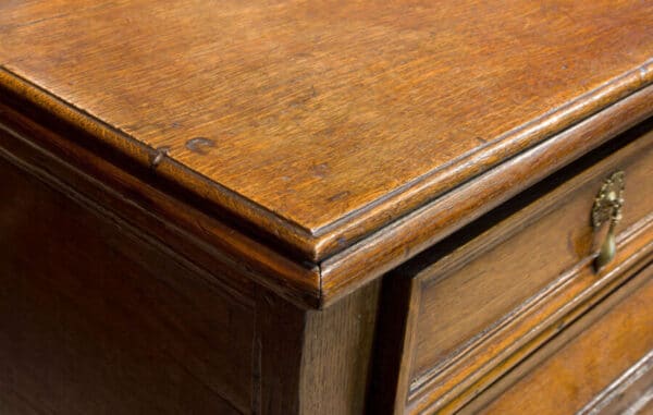 An early 18thCentury two part Oak Chest of Drawers - Image 9