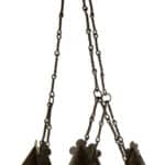 Circular iron gothic chandelier Antique Lighting