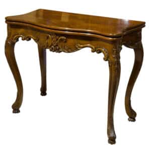 French fold-over card table Antique Tables