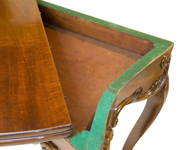 French fold-over card table - Image 3