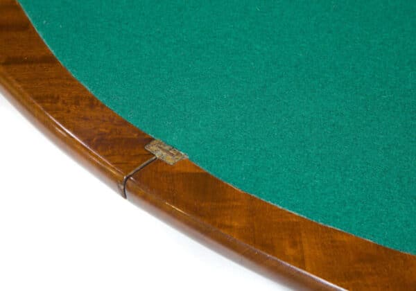 French fold-over card table - Image 2