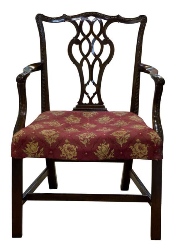 Geo III Mahogany Desk Chair - Image 3