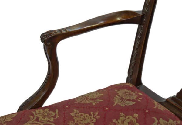 Geo III Mahogany Desk Chair - Image 5