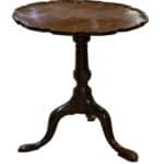 George III Mahogany pie crust tripod table Antique Furniture