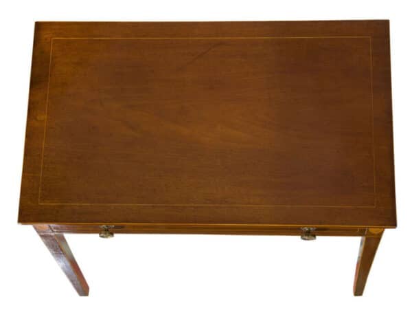 Georgian Mahogany Side Table Antique Desks 7