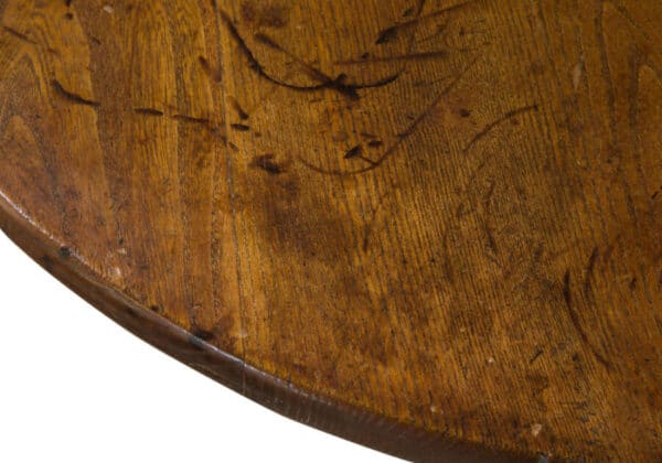 Georgian provincial elm table Antique Furniture 4