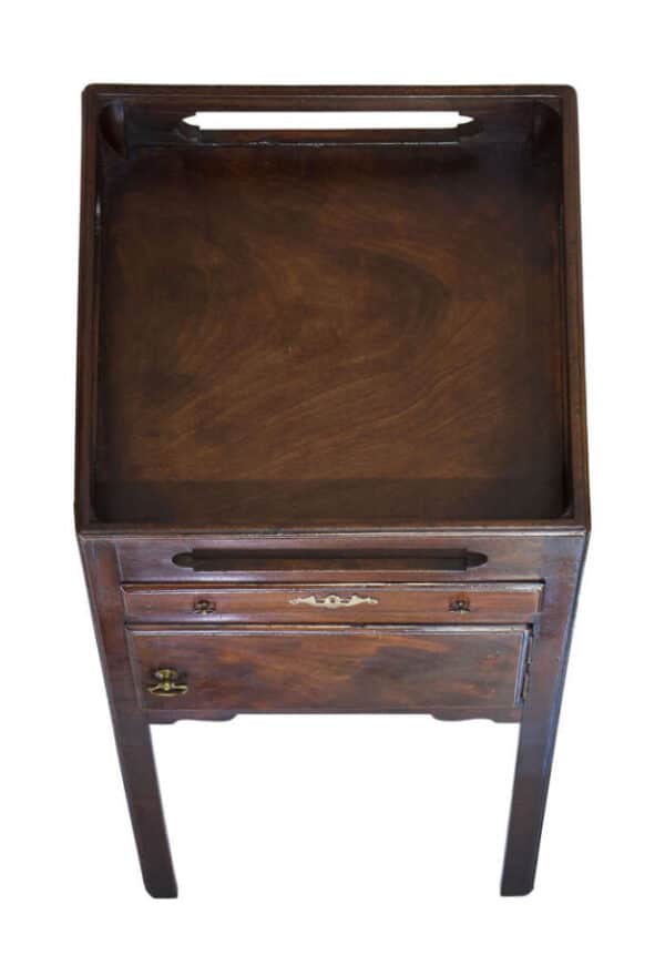 Mid 18thc mahogany night stand - Image 5