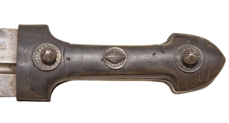 Mid 19thc Kinjal type short sword - Image 6