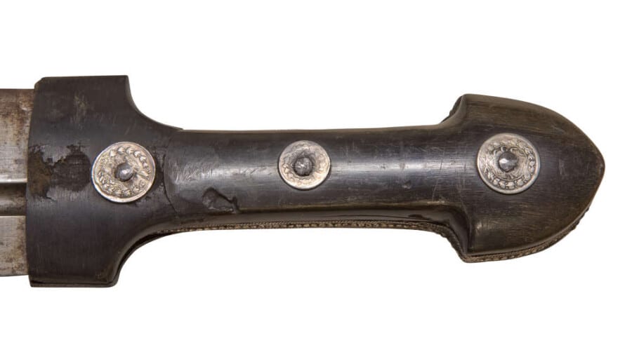 Mid 19thc Kinjal type short sword - Image 5