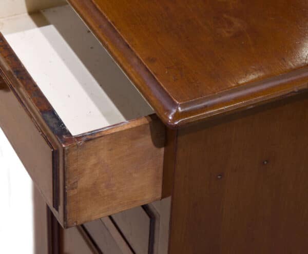 Pair of mahogany bedside cabinets c1880 - Image 2