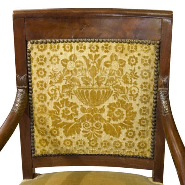Pair of mahogany fauteuils c1830 - Image 3