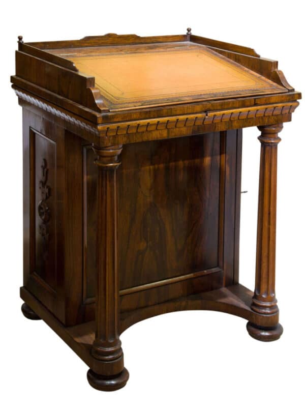 Regency rosewood davenport circa 1820 Antique Furniture 3