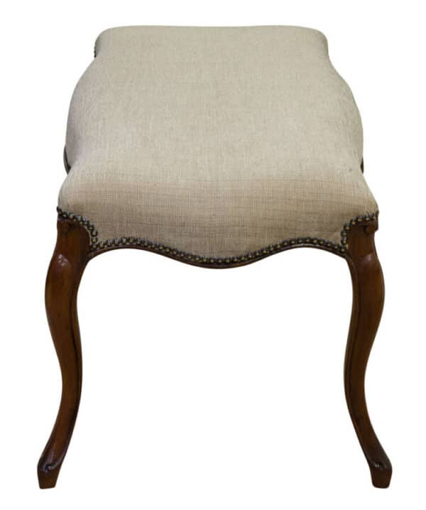 Smart Pair of Walnut Victorian Stools - Image 6