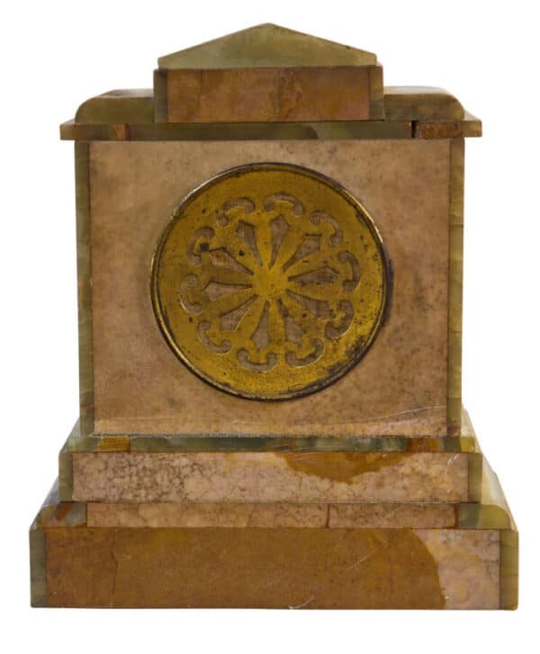 Victorian Green Onyx mantel clock - Image 6