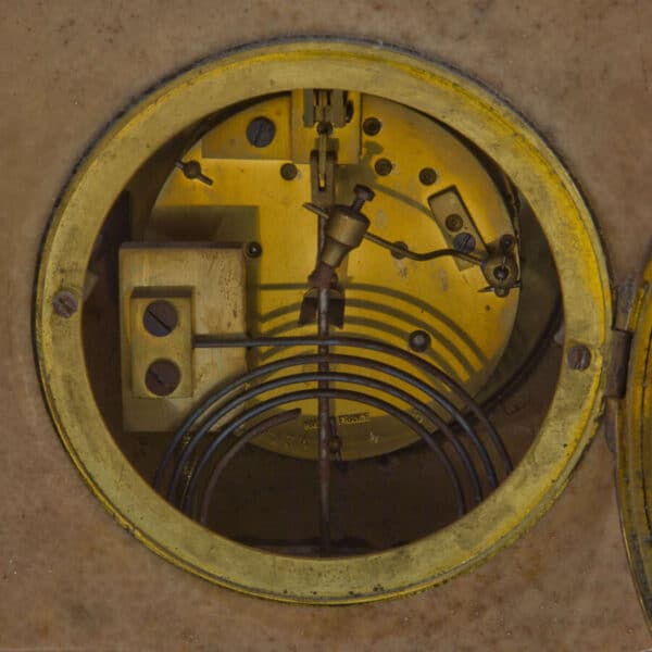 Victorian Green Onyx mantel clock Antique Clocks 6