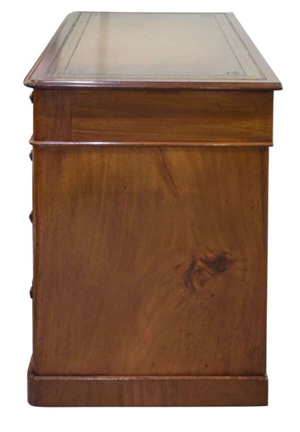 Victorian Mahogany Kneehole Desk c1870 - Image 7
