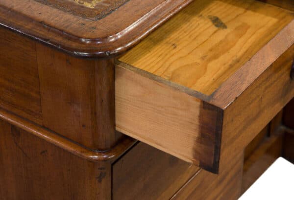 Victorian Mahogany Kneehole Desk c1870 Antique Desks 7