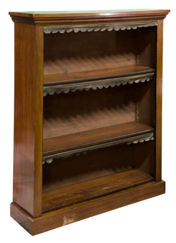 Victorian open bookcase