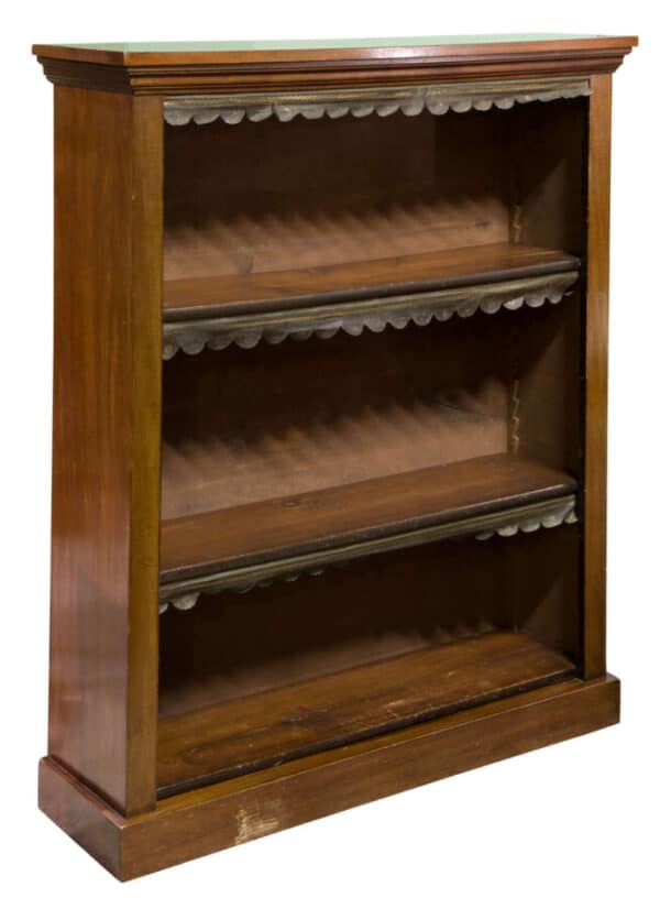 Victorian open bookcase Antique Bookcases 3