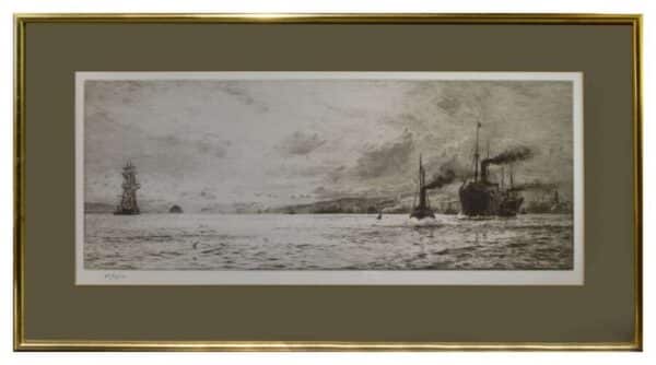 William Lionel Wylie – pair of etchings Antique Art 10