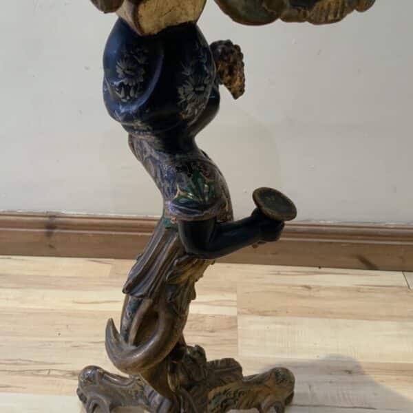 Blackamoor Candle stand circa 1800’s - Image 18