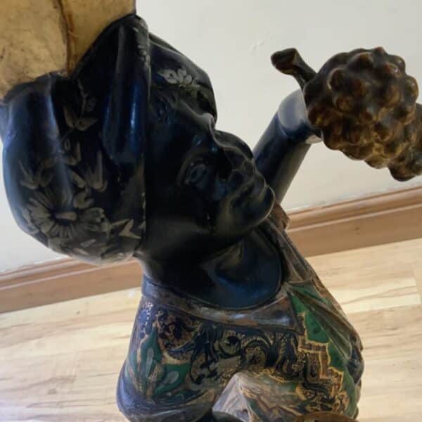 Blackamoor Candle stand circa 1800’s - Image 23
