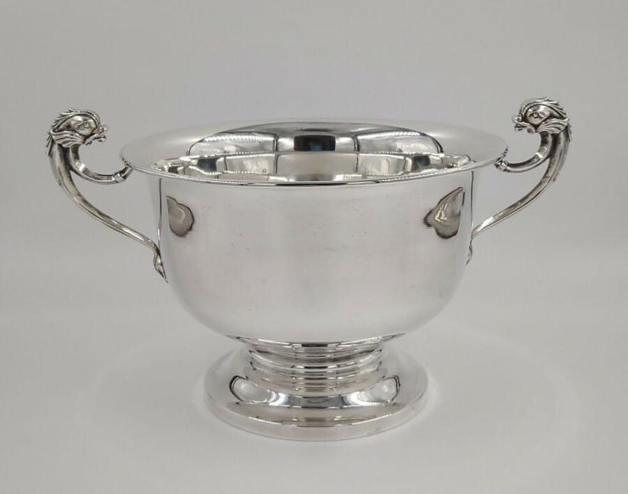 Sterling Silver Dolphin Baby Cup