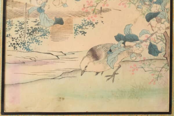 Woodblock with Birds - Image 7