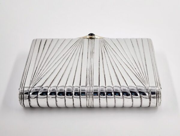 Antique Art Deco Solid Silver & 14k Gold Russian Case Faberge - Image 3
