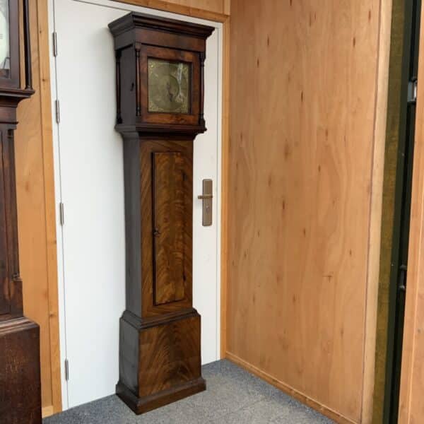 Mahogany Brass Faced Long cased clock circa 1800’s