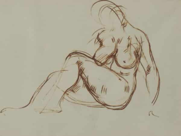 Four Figurative Life Drawings - Image 2