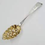 Georgian Antique Solid Silver Large Berry Spoon 1826 Antique Silver Antique Silver