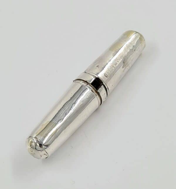 Antique Sterling Solid Silver Pocket Corkscrew 1906 - Image 2