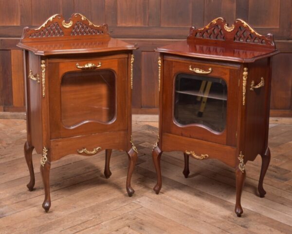 Two Edwardian Mahogany Music Cabinets SAI2144 Antique Cabinets 3