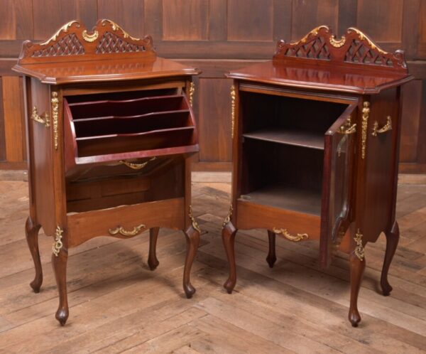 Two Edwardian Mahogany Music Cabinets SAI2144 - Image 6