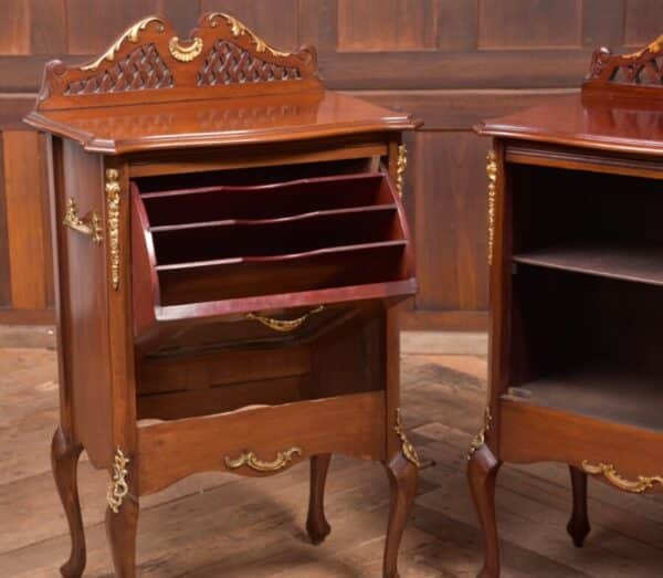 Two Edwardian Mahogany Music Cabinets SAI2144 - Image 7