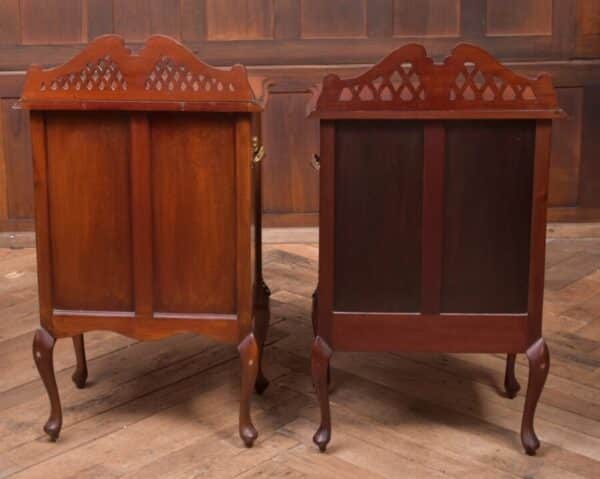 Two Edwardian Mahogany Music Cabinets SAI2144 Antique Cabinets 14