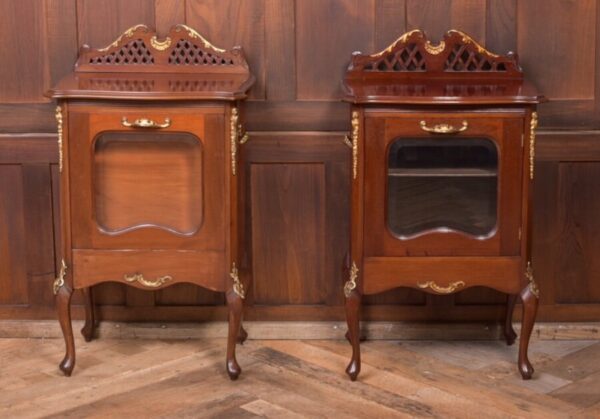 Two Edwardian Mahogany Music Cabinets SAI2144 Antique Cabinets 15