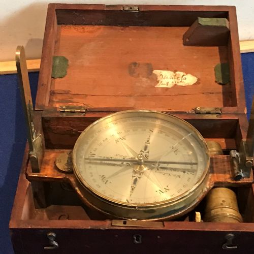 Georgian Mine’s Compass Mahogany cased by W & S Jones 30 Holborn London Miscellaneous 3