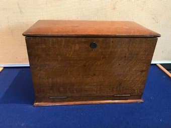 Oak cased writing station/organiser by Parkins & Gotto of Oxford SE London Antique Boxes 3