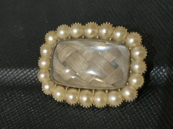 Mourning Brooch Antique Jewellery 3