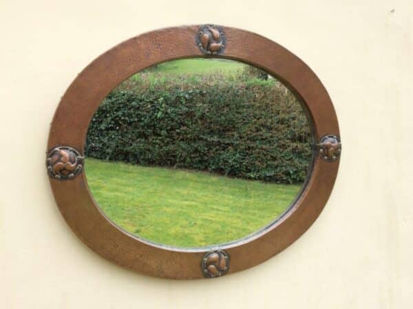 Arts and Crafts Liberty of London Copper Mirror