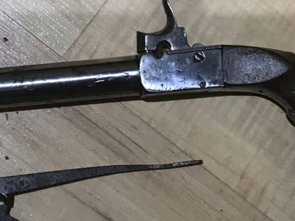 Percussion pistol rare single shot belt pistol circa 1840’s Antique Guns 8